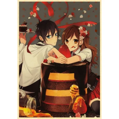 Horimiya Anime Poster Decor For Home Posters Room Wall Pictur Kraft Paper Retro And Prints Art 20 - Horimiya Shop