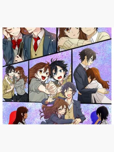 Horimiya Collage 1 Tapestry Official Horimiya Merch