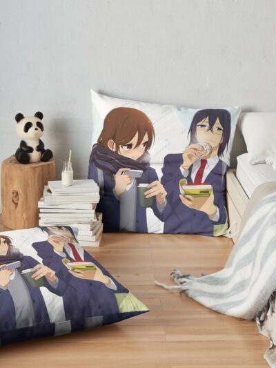 Horimiya Romantic Throw Pillow Official Horimiya Merch