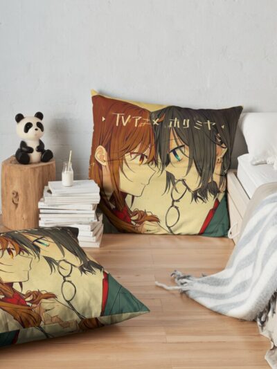 Horimiya Throw Pillow Official Horimiya Merch