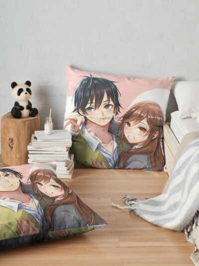 Horimiya Romantic Throw Pillow Official Horimiya Merch