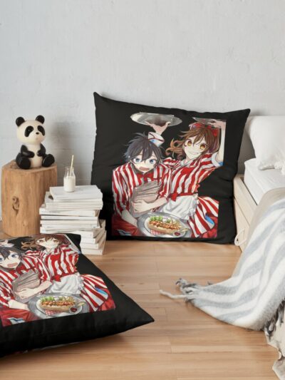 Horimiya Throw Pillow Official Horimiya Merch