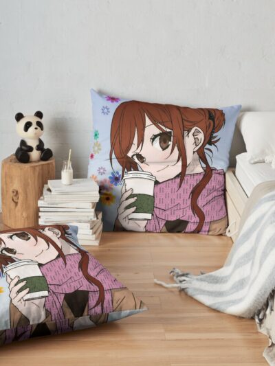 Horimiya 25 Throw Pillow Official Horimiya Merch