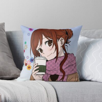 Horimiya 25 Throw Pillow Official Horimiya Merch