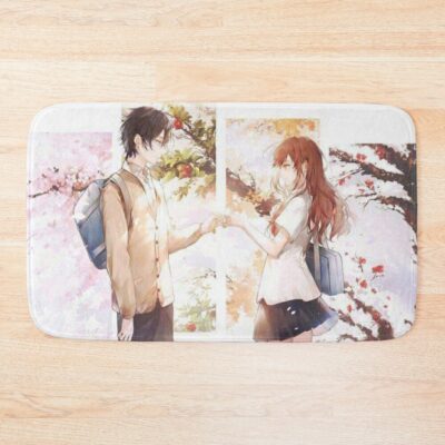 Horimiya Romantic Moment Bath Mat Official Horimiya Merch