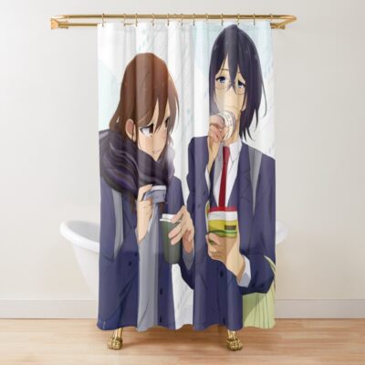 Horimiya Romantic Shower Curtain Official Horimiya Merch