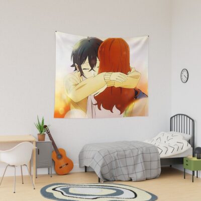 Horimiya Hug Moment Tapestry Official Horimiya Merch