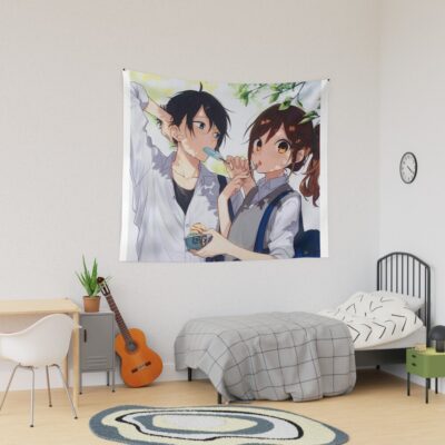 Horimiya Couple Tapestry Official Horimiya Merch